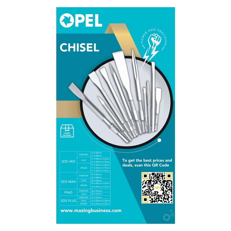 OPEL CHISEL - PH65 30X410 POINT