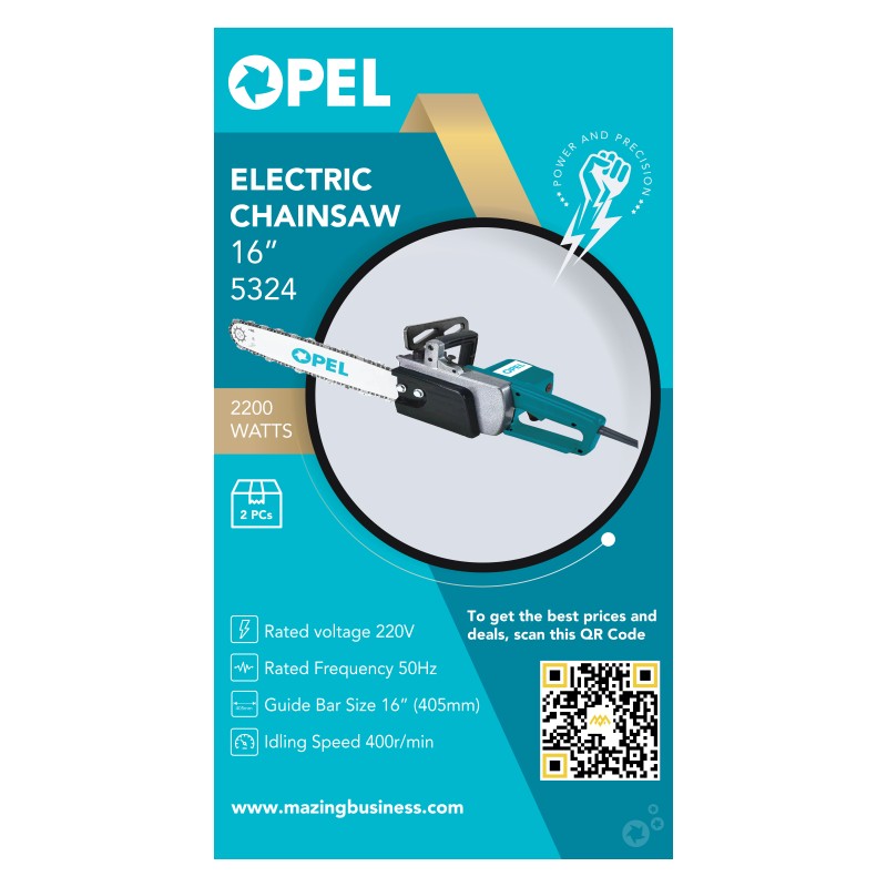 OPEL 5324 - 16" ELECTRIC CHAINSAW 5016