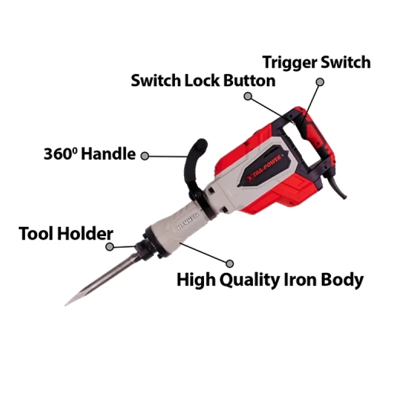 Xtra Power Xpt495 Demolition Hammer 1800W 16Kg