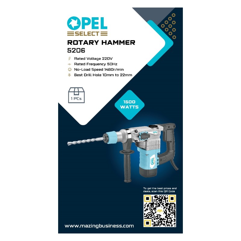 OPEL SELECT 5206 - 26mm ROTARY HAMMER (03-26)