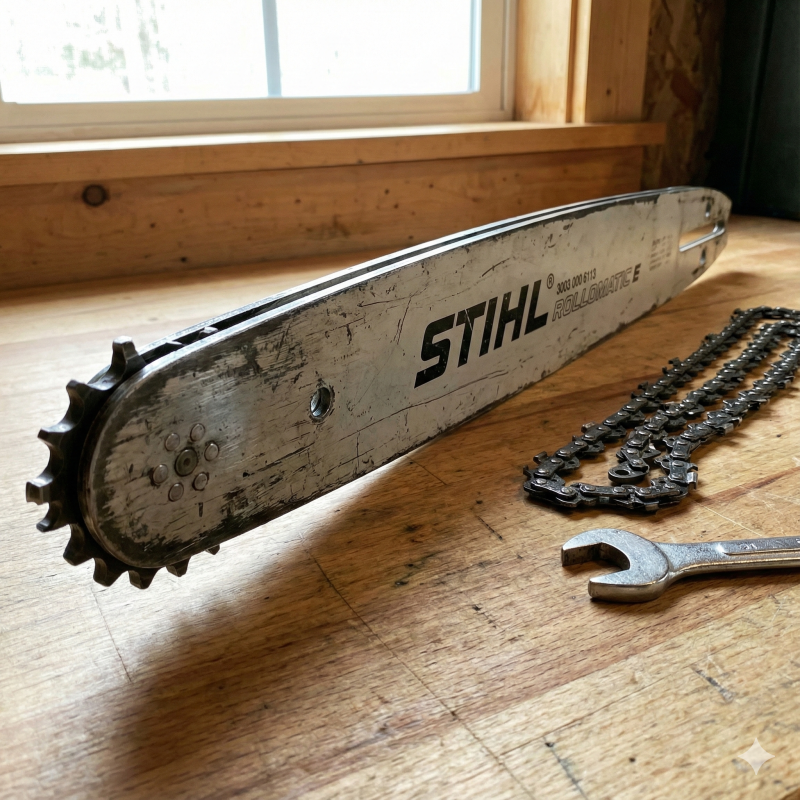 CHAIN SAW GUIDE BAR
