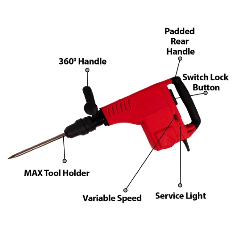 Xtra Power Xpt439 Demolition Hammer 1500W 11Kg