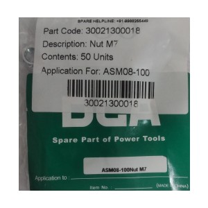 DCA Angle Grinder ASM08-100 Nut M7