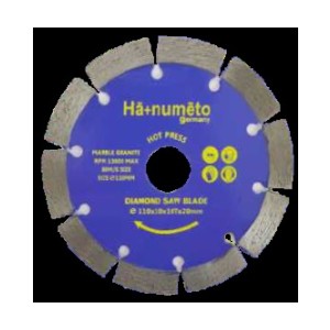 Akari MARBLE CUTTING BLADE (HANUMETO HOT PRESS) 4" SEG 10T H001 (200PCS)