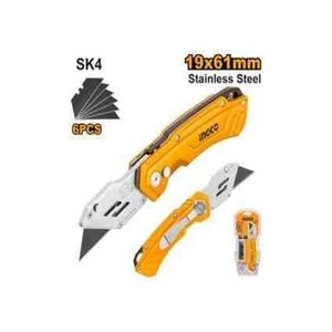 INGCO FOLDING KNIFE 61X19MM HUK6288