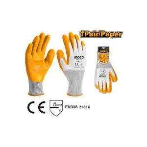 INGCO LATEX GLOVES XL - HGVL08-XL