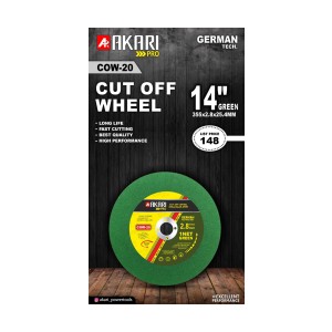AKARI PRO CUT OF WHEEL 355 X 2.8MM GREEN (PRO) (1NET) (40PCS)