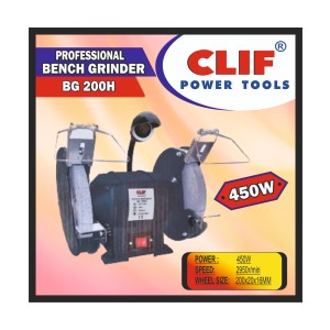 CLIF PROFESSIONAL BENCH GRINDER 200MM -8INCH BG200H (1PCS)