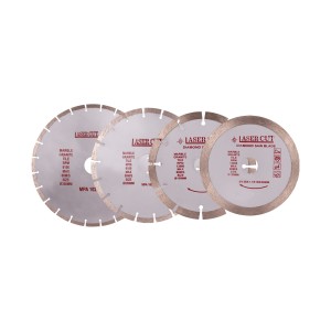 LASER CUT DIAMOND SAW BLADE 125MMX10MM RIM 22.23MM
