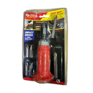 IMPACT DRIVER 1/2" WITH 6 BITS (HEAVY DUTY) - QN-8201P
