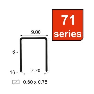 KAYMO STAPLES 7108 71 SERIES ST7108 (56000PCS/BOX)