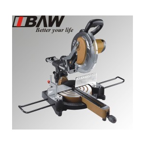 BAW MITER SAW - 10"(SLIDING) 255MM, 1800W - 89006