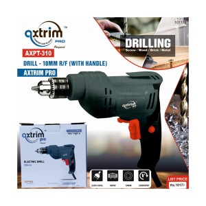 AXTRIM PRO (BLUE SERIES) DRILL - 10MM R/F (WITH HANDLE) - AXPT-310