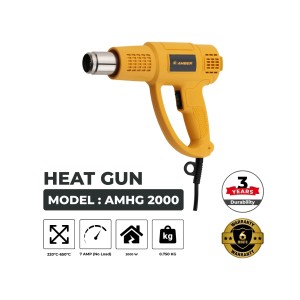 AMBER HEAT GUN 2000W - AMHG2000 (6 MONTH WARRANTY)