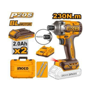 INGCO 20V CORDLESS IMPACT DRIVER 6.35MM - 285NM - CIRLI2023