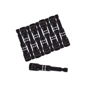 XTRA POWER GOLD MAGNETIC NUT HOLDER 8MMX65MM ( 10 NUTS SET )