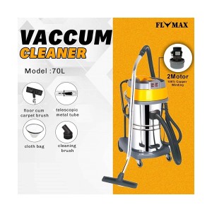 FLYMAX VACUUM CLEANER 70LTR (2 BIG MOTOR) 1800W
