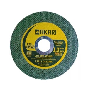 AKARI PRO CUT OFF WHEEL 125X1.2MM (5") HIGH QUALITY GREEN 2 NET