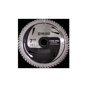 Akari TCT FOR WOOD CUTTING (AKARI) 7" X 60T (50PCS)