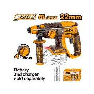 INGCO LITHIUM-ION ROTARY HAMMER 22MM 20V - CRHLI20208