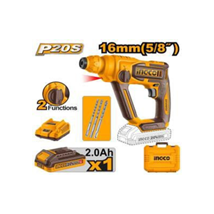 INGCO 20V CORDLESS ROTARY HAMMER 16MM - CRHLI201681