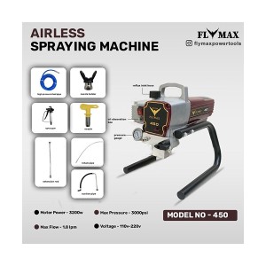 FLYMAX AIR LESS MACHINE 450 NO FOR PAINT 3200W