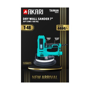 Akari Dry Wall Sander (180Mm) (1500-2500Rpm) (1 Pcs) - Apt-Dws-180 Hq