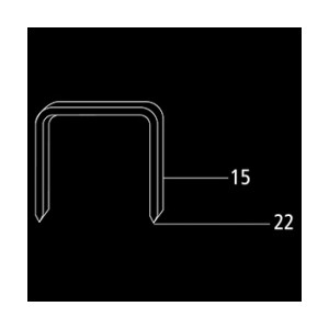 MILES STAPLES NO. 35-15MM(ZINC COATED) 2000 STAPLES
