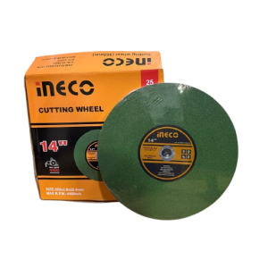 INECO CUTTING WHEEL 14"X2.8MM GREEN SINGLE NET