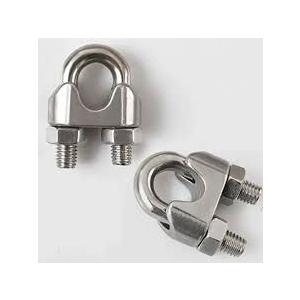 LIFTGEAR SS WIRE ROPE CLAMPS
 CAPACITY- 16MM WEIGHT-0.19Kg