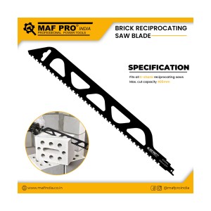 MAF PRO BRICK RECIPROCATING SAW BLADE - S-SHANK 405MM