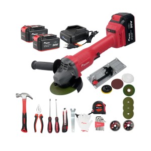 ENON CORDLESS ANGLE GRINDER 20V 700W 4AH BATTERY 21PCS KIT - XE-BL2040