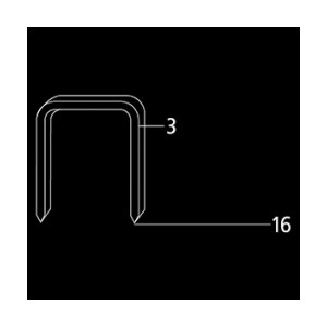 MILES STAPLES NO. 80(REGULAR)-3.75MM 5000 STAPLE
