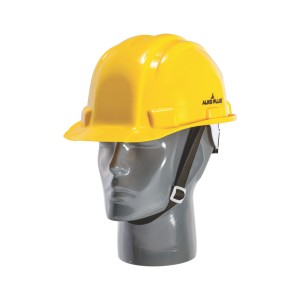 ALKO PLUS RATCHET TYPE SAFETY HELMET (YELLOW) - APS 53 (ISI CERTIFIED)