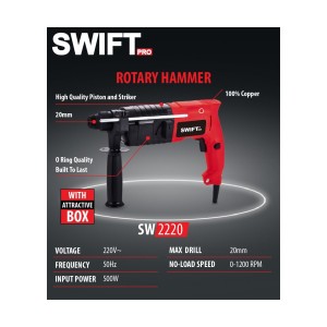 SWIFT ROTARY HAMMER 20 MM - SW2220