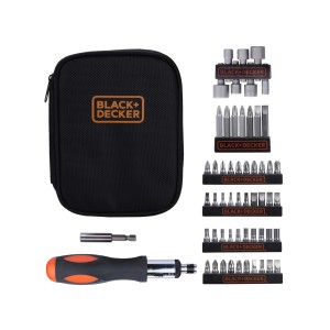 BLACK AND DECKER 56 PCS SCREWDRIVER BIT SET A7104-XJ