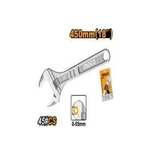 INGCO ADJUSTABLE WRENCH 450MM HADW131182