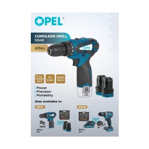 OPEL 5349 - 12V CORDLESS DRILL