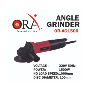 ORA OR-AG1500 ANGLE GRINDER 4INCH