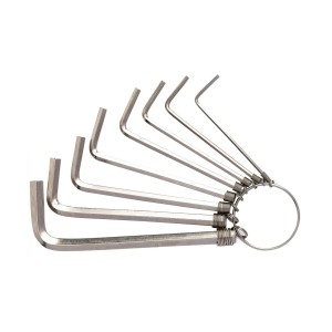 Deli 8PCS ALLEN KEY SET RING TYPE 1.5 TO 6MM Cr-V - EDL3080