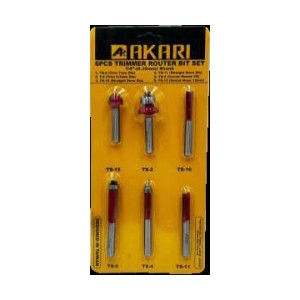 Akari TRIMMER BIT 6PCS SET (5/50PCS)