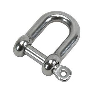LIFTGEAR SS D SHACKLES
 CAPACITY- 10MM WEIGHT-0.109Kg