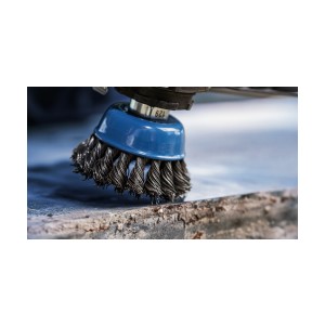 CLIF PROFESSIONAL WIRE CUP BRUSH -TWISTED -CS -PROFESSIONAL 3INCHX M10 (75PCS)