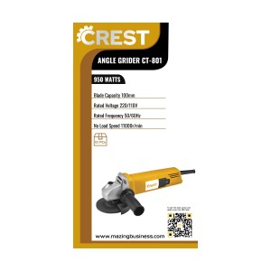 CREST 801 - 4"-100mm ANGLE GRINDER