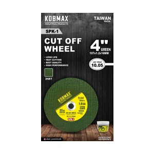 KOBMAX CUT OF WHEEL 107 X 1MM GREEN (2NET)