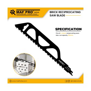 MAF PRO BRICK RECIPROCATING SAW BLADE - S-SHANK 250MM