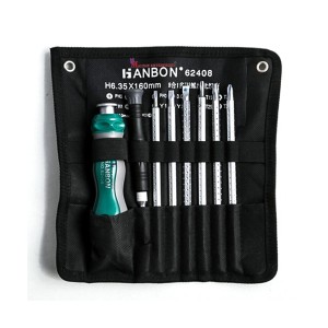 Hanbon 8-In-1 Multi-Purpose Screwdriver 8Pcs H6.35X160Mm (60Pcs) - 62408