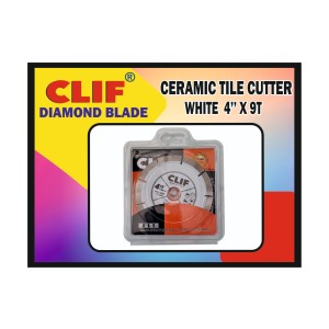 CLIF DIAMOND BLADES FOR CERAMIC TILE CUTTER WHITE 4INCHX9T (200PCS)