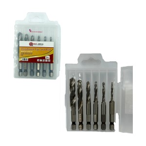 MAF INDIA 6PCS HSS MULTIPURPOSE COMBINATION DRILL TAP CDT03010