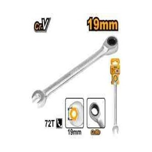 INGCO RATCHET SPANNER 19MM HCSPAR191
